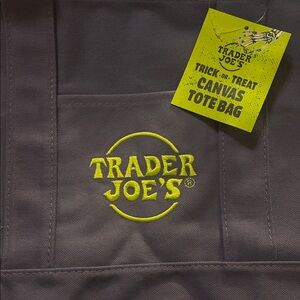 Trader Joe's Trick or Treat Canvas Tote Bag - Collectible